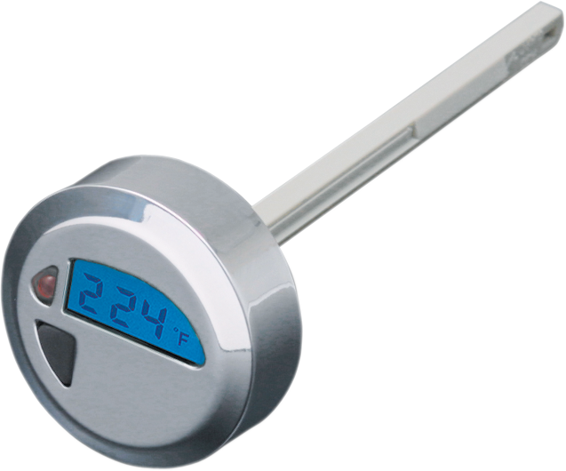 Drag Specialties LCD Oil Temp Temperature Gauge 0017 Harley Davidson