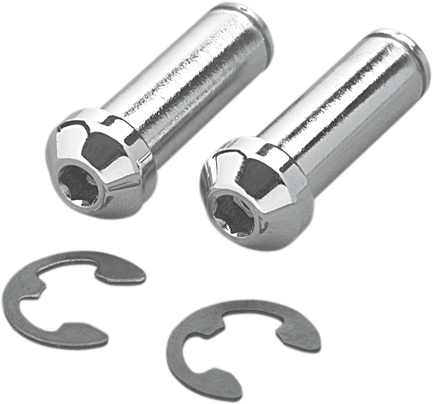 Drag Specialties Chrome Clutch Brake Lever Pivot Pins 8217 Harley Dyna
