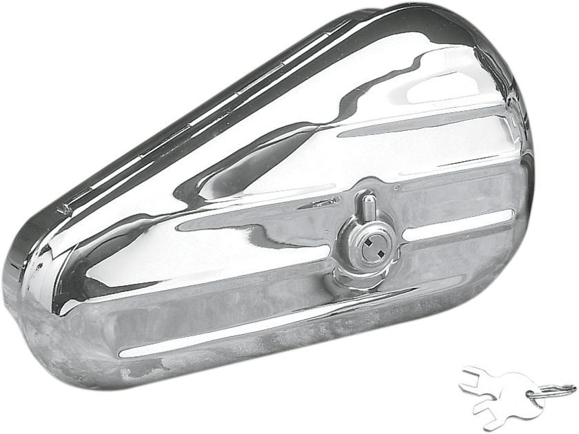 Drag Specialties Right Chrome Teardrop Toolbox Harley Touring Sportster Dyna