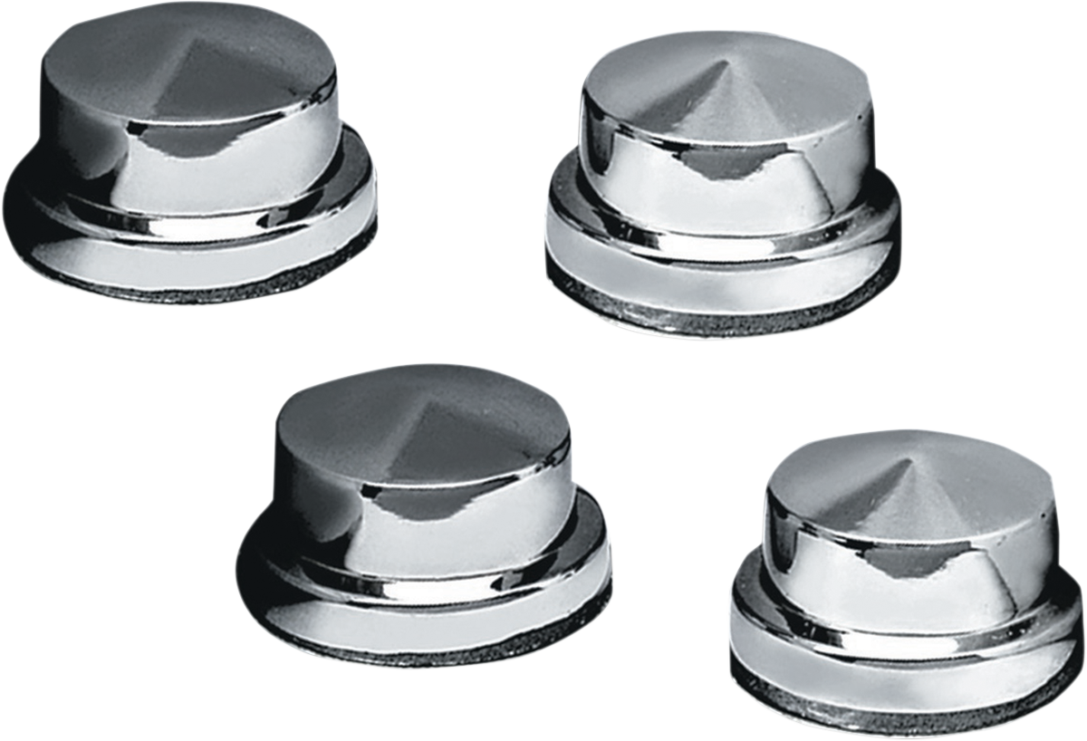 Kuryankyn Chrome 4 Pack Head Bolt Covers for 8618 Harley DYNA Softail