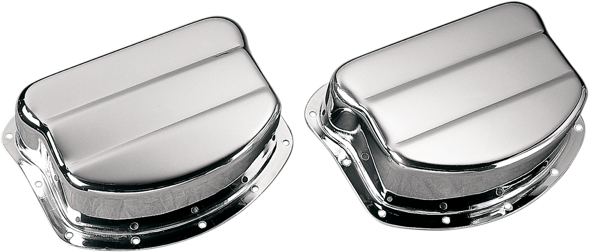 Paughco Chrome Steel Motorcycle Rocker Box Cover 4965 Harley Davidson