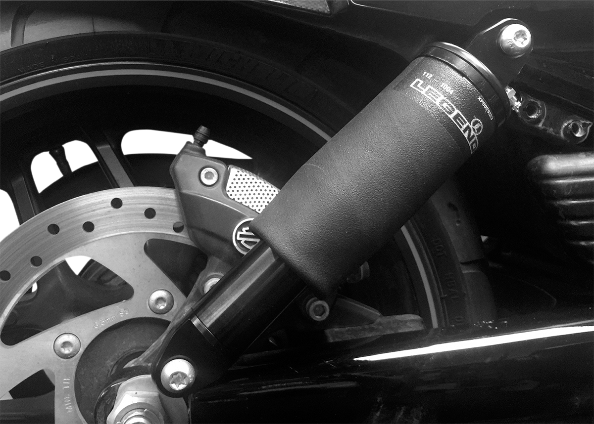 Legends Black Air Ride Adjustable Shocks 0717 Harley Davidson VRod