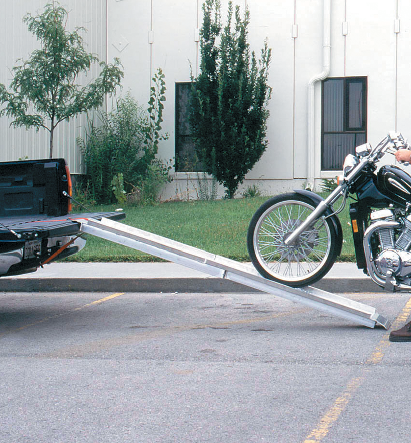 Buy PVI FOLDING ALUMINUM MOTORCYCLE RAMP, HARLEY, INDIAN, HONDA ...