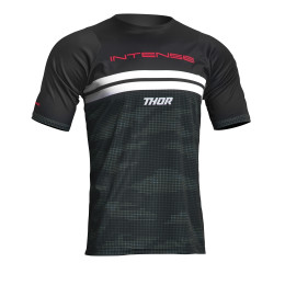 INTENSE THOR Assist Short Sleeve Jersey - DART Black/Red