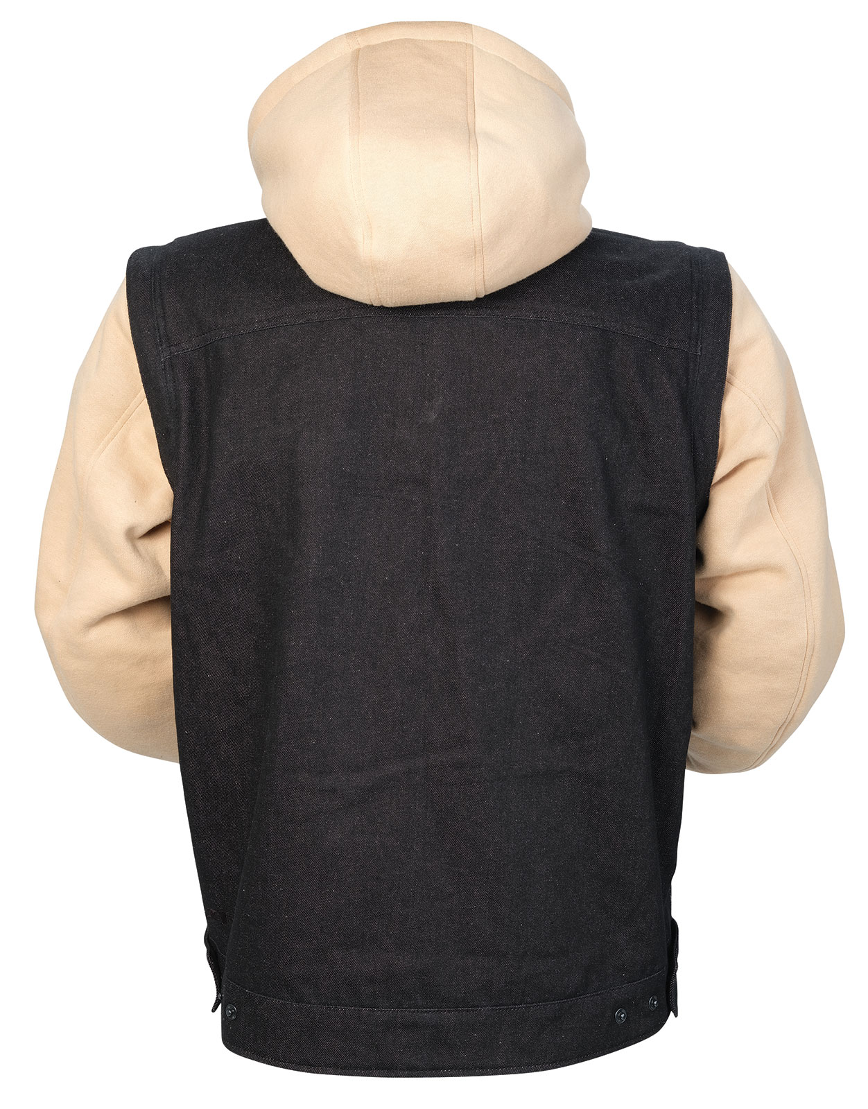 ジャケット・アウター REFLEX LOOSE FRIGHT JACKET(D.GLAY) Short hooded down jacket in technical fabric reversible ribbed rex