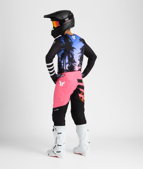 THORロンT　モトクロス　モータースポーツ　白ピンク紫　L相当【usa製】 Thor MX - Products