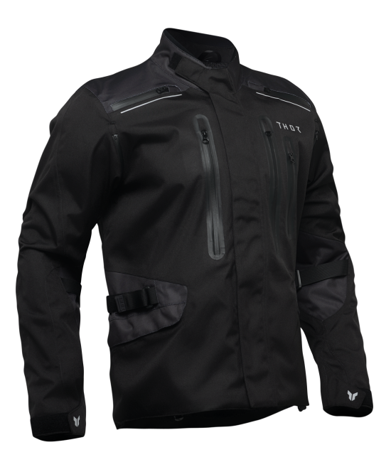 thor バイクジャケット ブラック Thor x KTM Ride Jacket Mens Medium Orange Black Full Zip