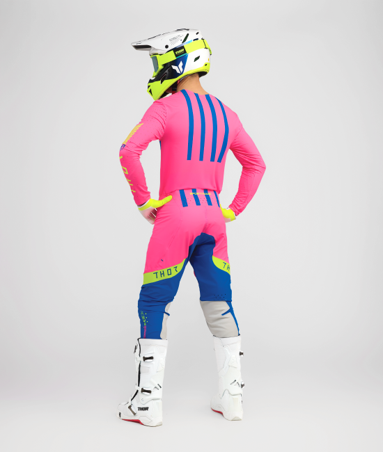 THORロンT　モトクロス　モータースポーツ　白ピンク紫　L相当【usa製】 Thor MX - Categories