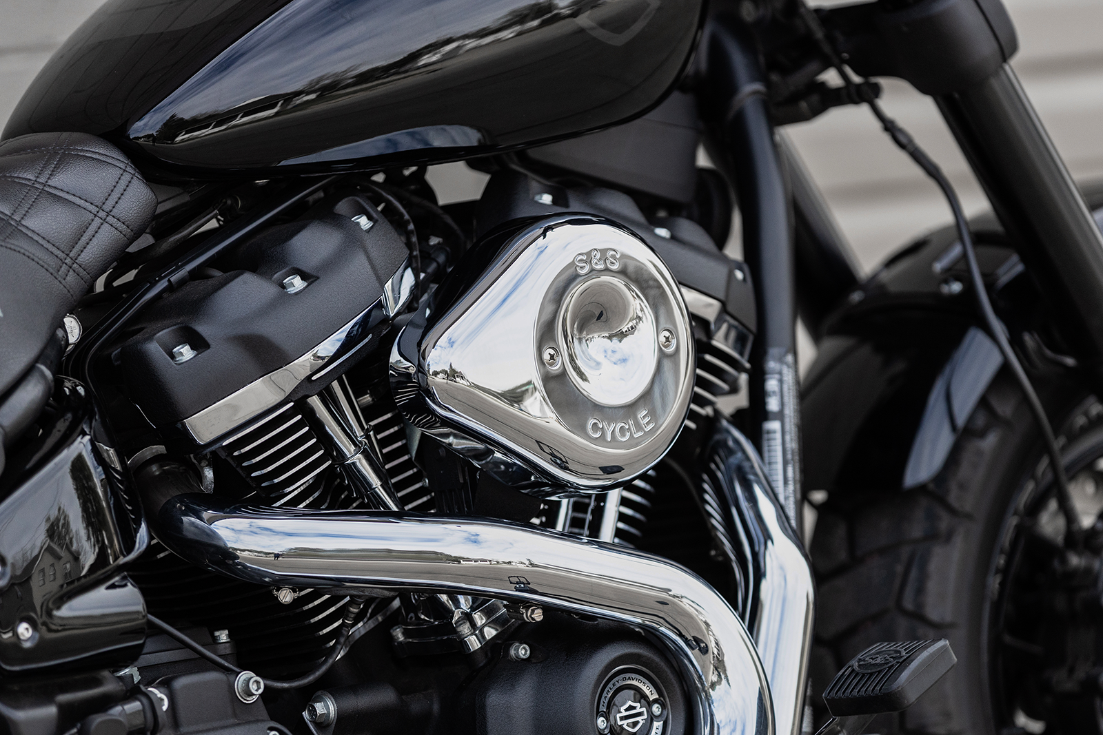 S&S Cycle Stealth Teardrop Air Cleaner Cover
