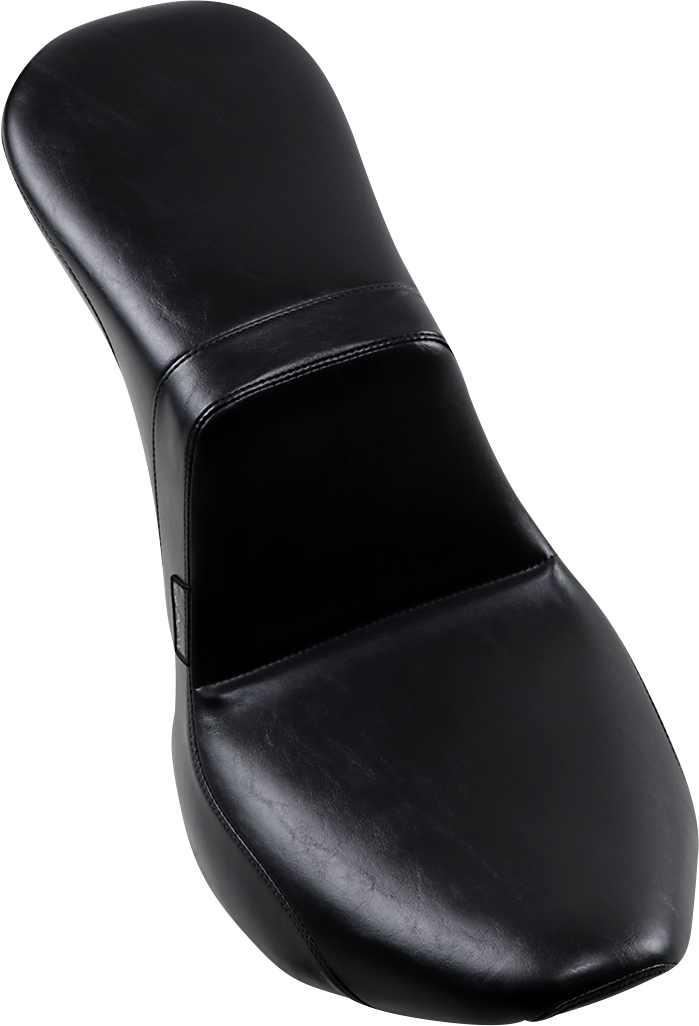 Le pera Daytona 2-Up Seat - Without Backrest - Smooth - Black - FX/FL '18-'23 Harley Davidson