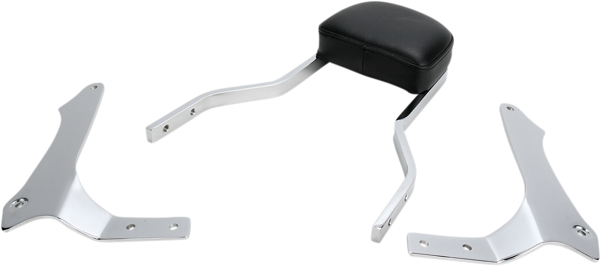 COBRA SHORT SISSY BAR W/PAD CHROME YAM RAIDER 08-18