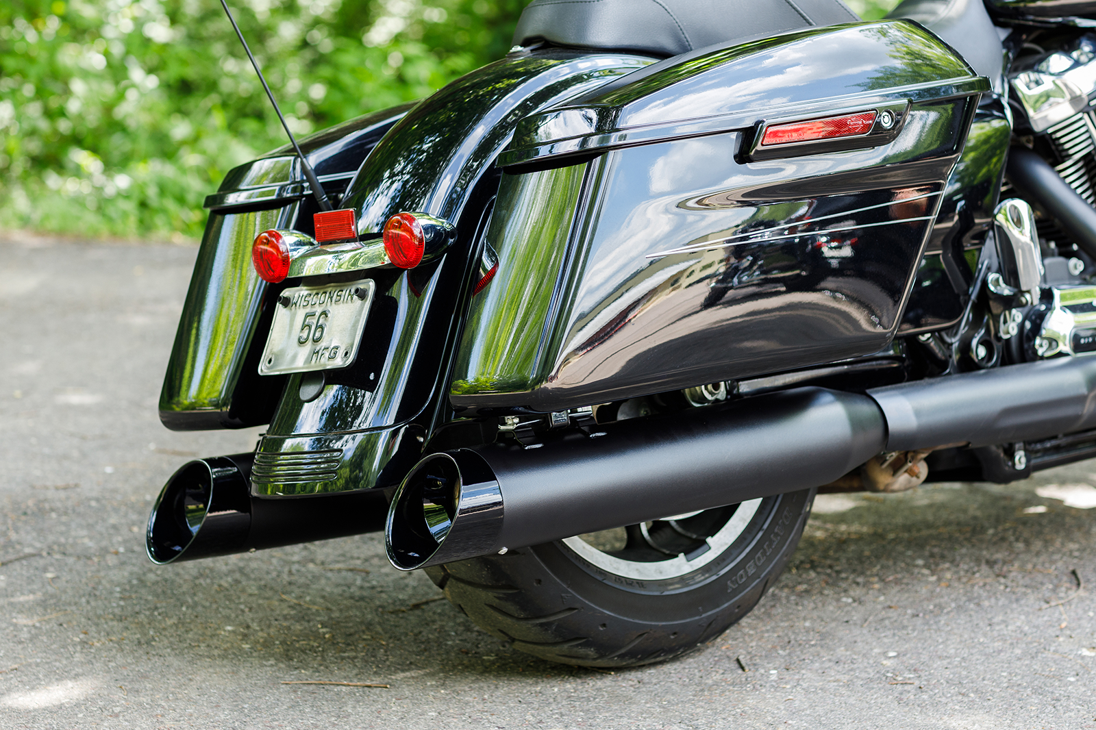 S&S Cycle MK45 4.5" Cutlass Slip-On Mufflers For Harley Touring 2017-2025