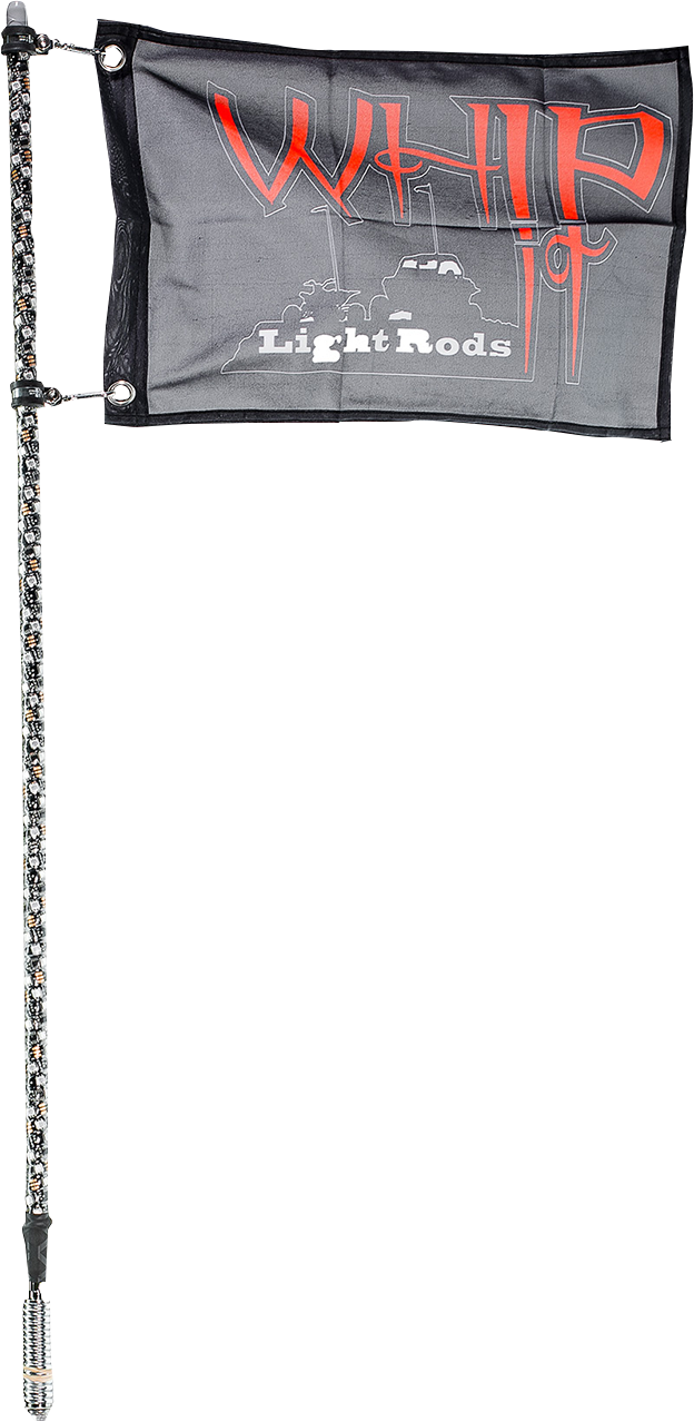 Whipitlightrods 3' Light Rod Whip - Bluetooth - Black