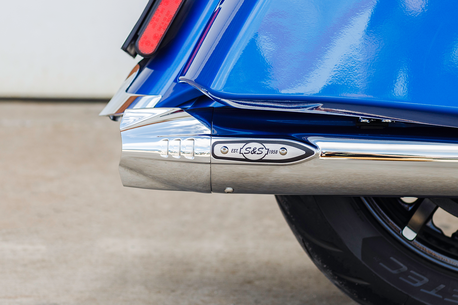 S&S Cycle Fishtail Slip-Ons For Indian Touring 2014-2025