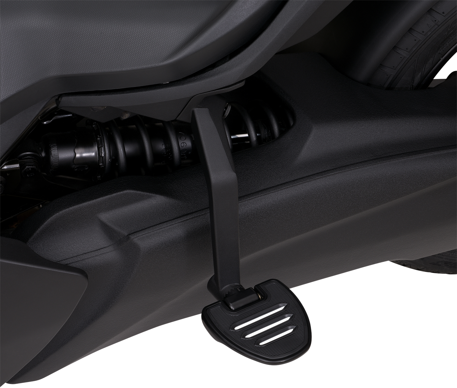 Show chrome Adjustable Passenger Boards - Black - Ryker Can-Am