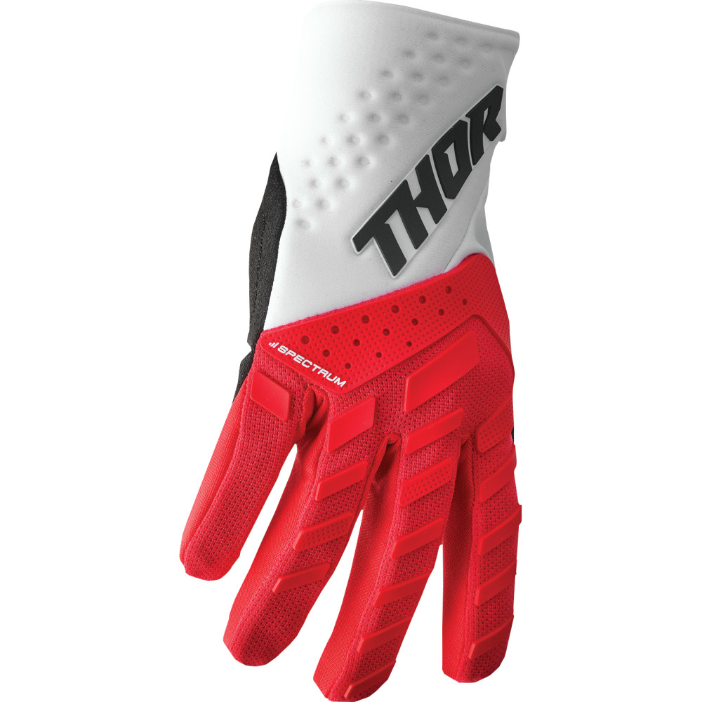 Thor Spectrum Gloves - Red/White | XS