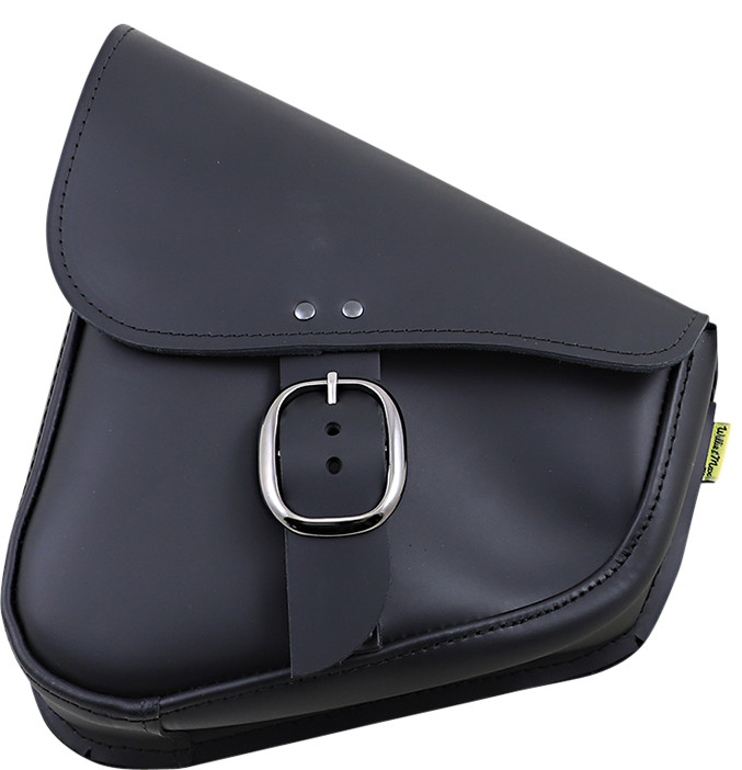 Willie & Max Leather Swing Arm Saddlebag For Harley Softail 1984-2017