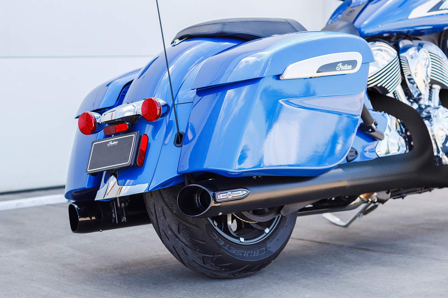 S&S Cycle Broadhead Slip-On Mufflers For Indian Touring 2014-2025