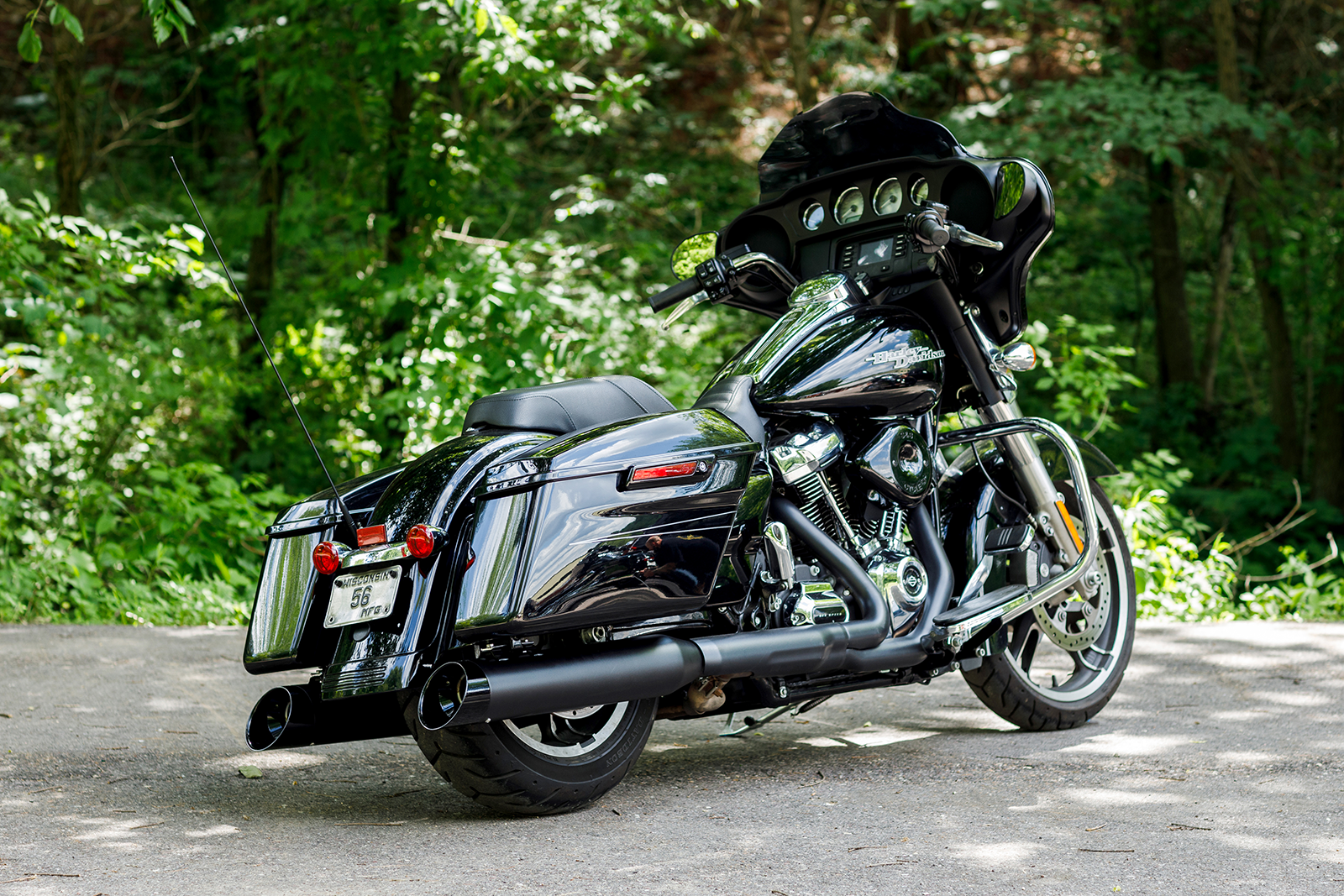 S&S Cycle MK45 4.5" Cutlass Slip-On Mufflers For Harley Touring 2017-2025