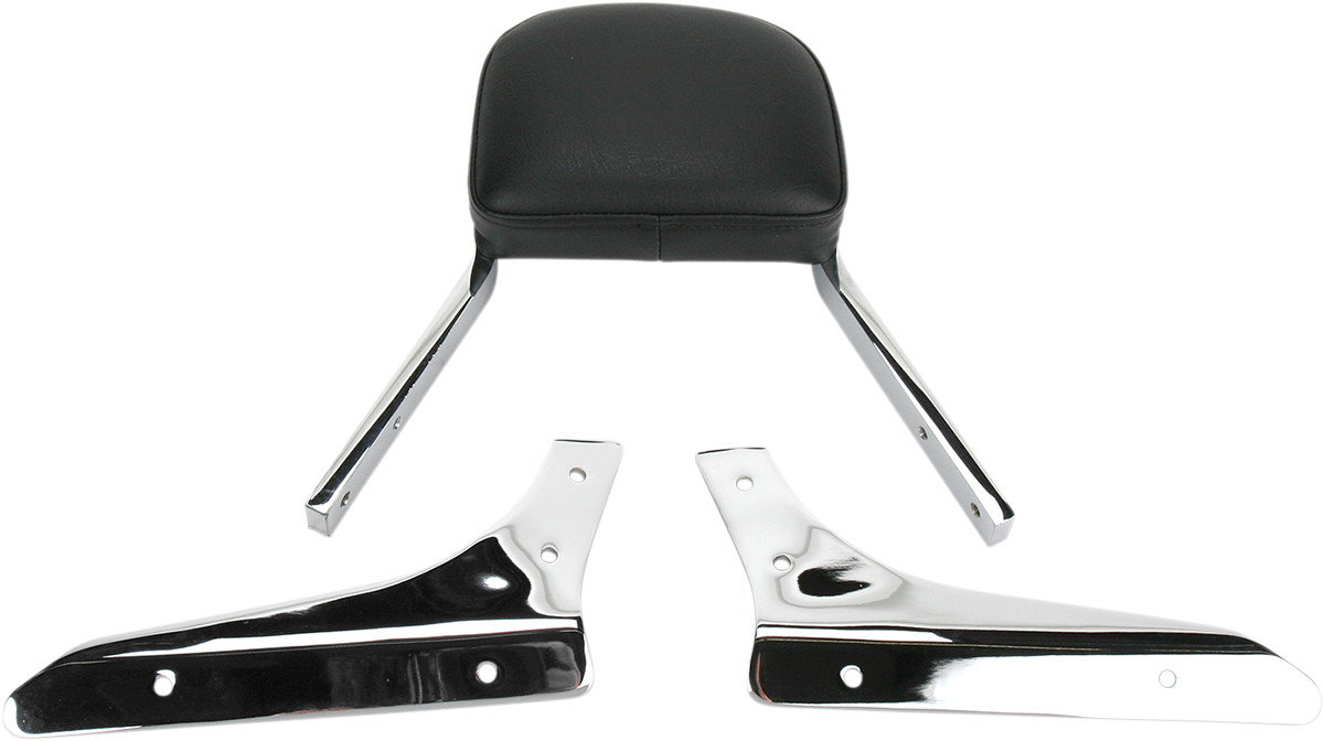Cobra Standard Square Sissy Bar With Pad Kawasaki Vulcan Mean Streak 1500 / 1600 2002-2008