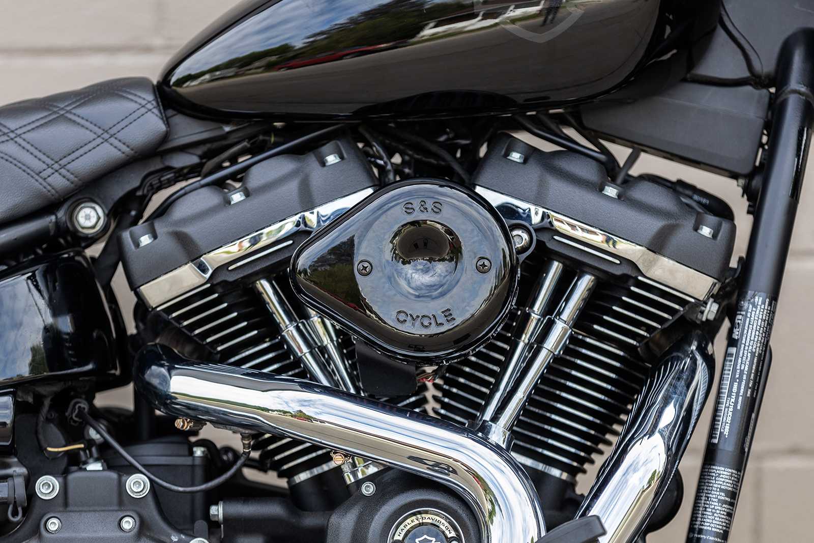 S&S Cycle Mini Teardrop Stealth Air Cleaner Cover