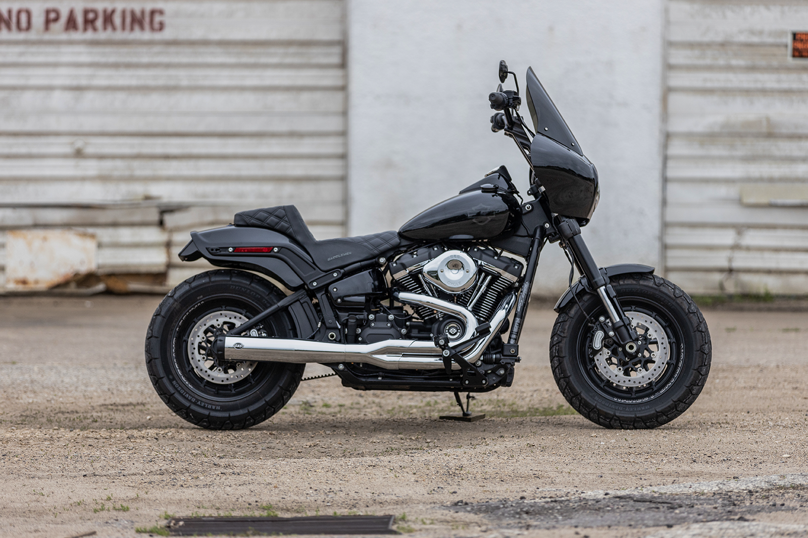 S&s cycle 2:1 50 State Exhaust for M8 Softail - Chrome Harley Davidson