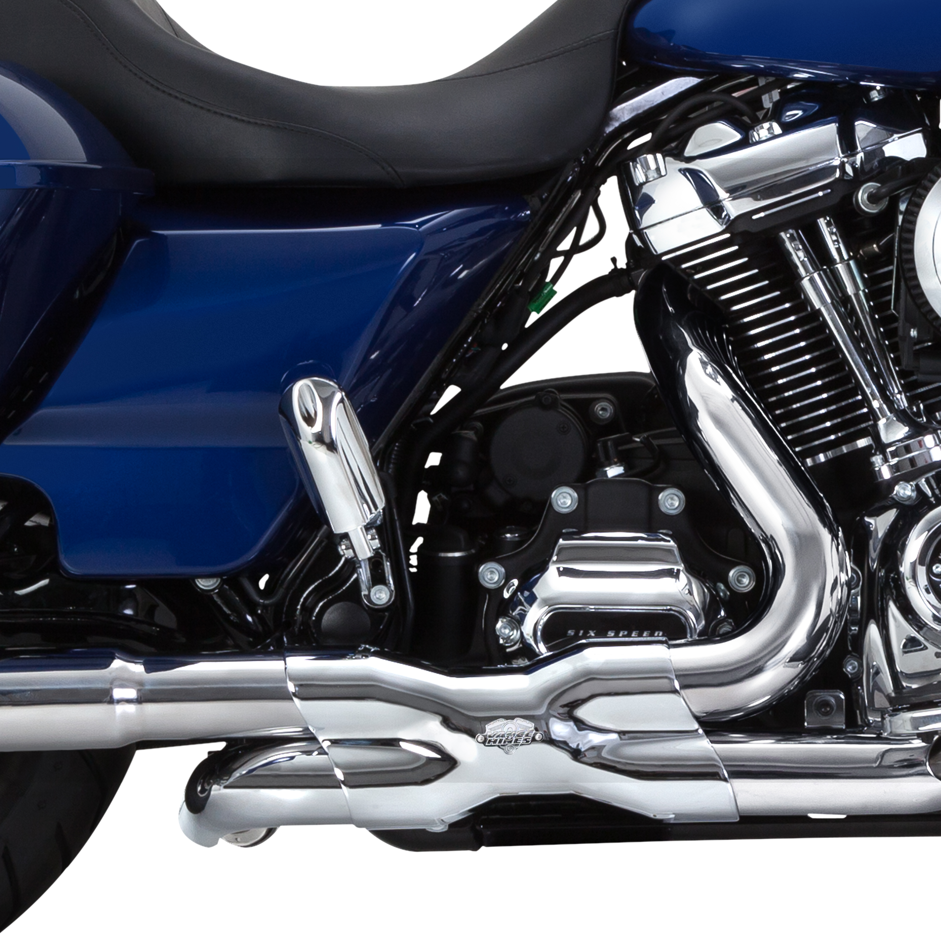 Vance & hines Power Duals Head Pipe - Chrome Harley Davidson