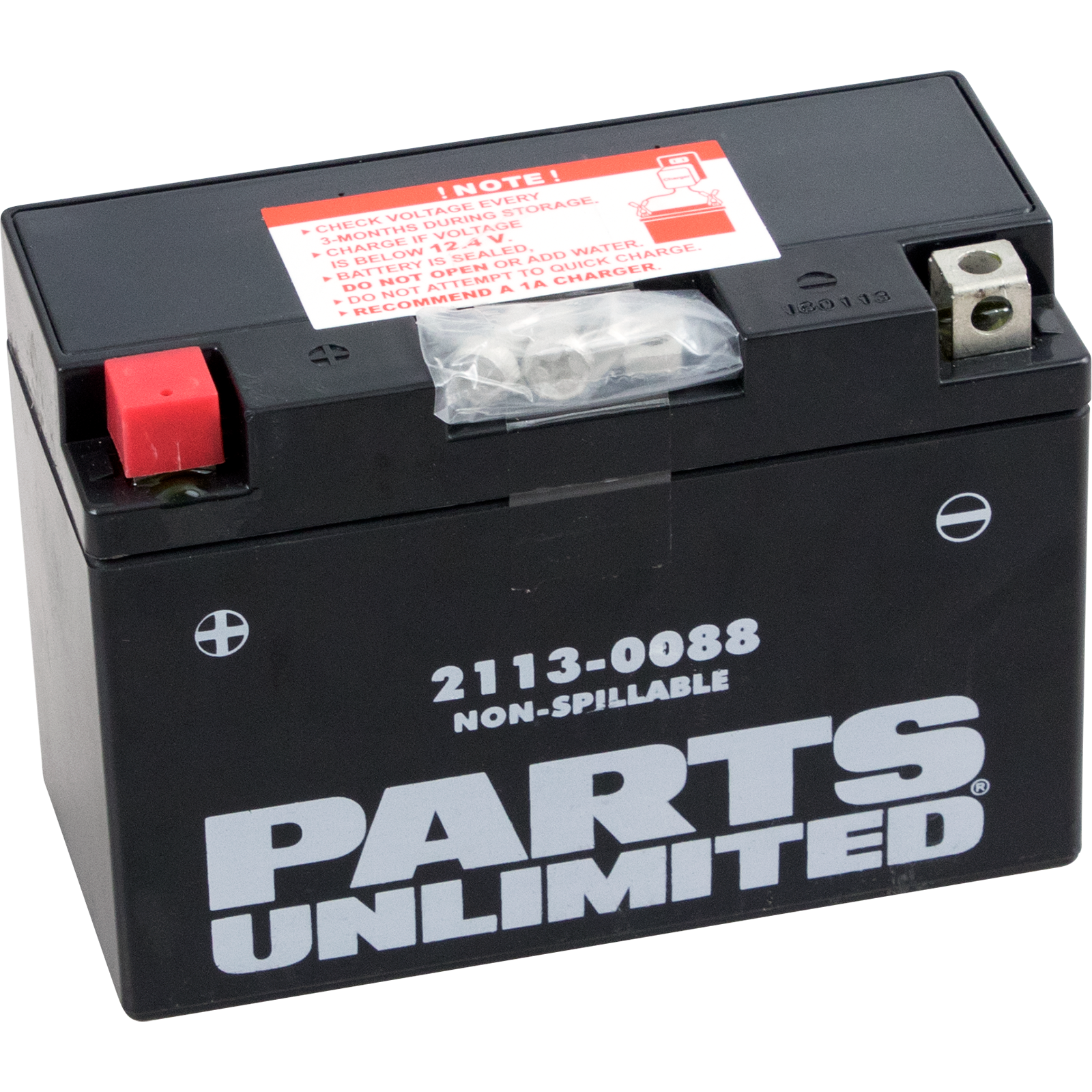 Parts unlimited AGM Battery - YT9B-4/YT9B-BS Yamaha/Honda