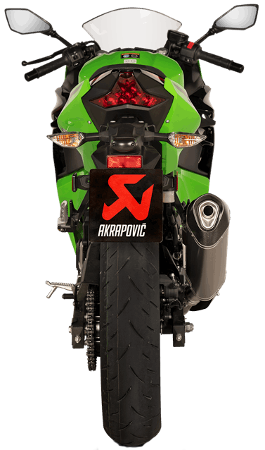 Akrapovic Homologated Slip-On Exhaust Kawasaki Ninja 400 / Z400 2018-2023