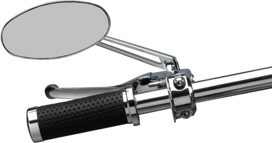 Drag specialties Mirror - Stealth II - Side View - Oval - Chrome Harley Davidson