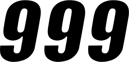 D'cor visuals SX Plate Number - #9 - Black - 6"