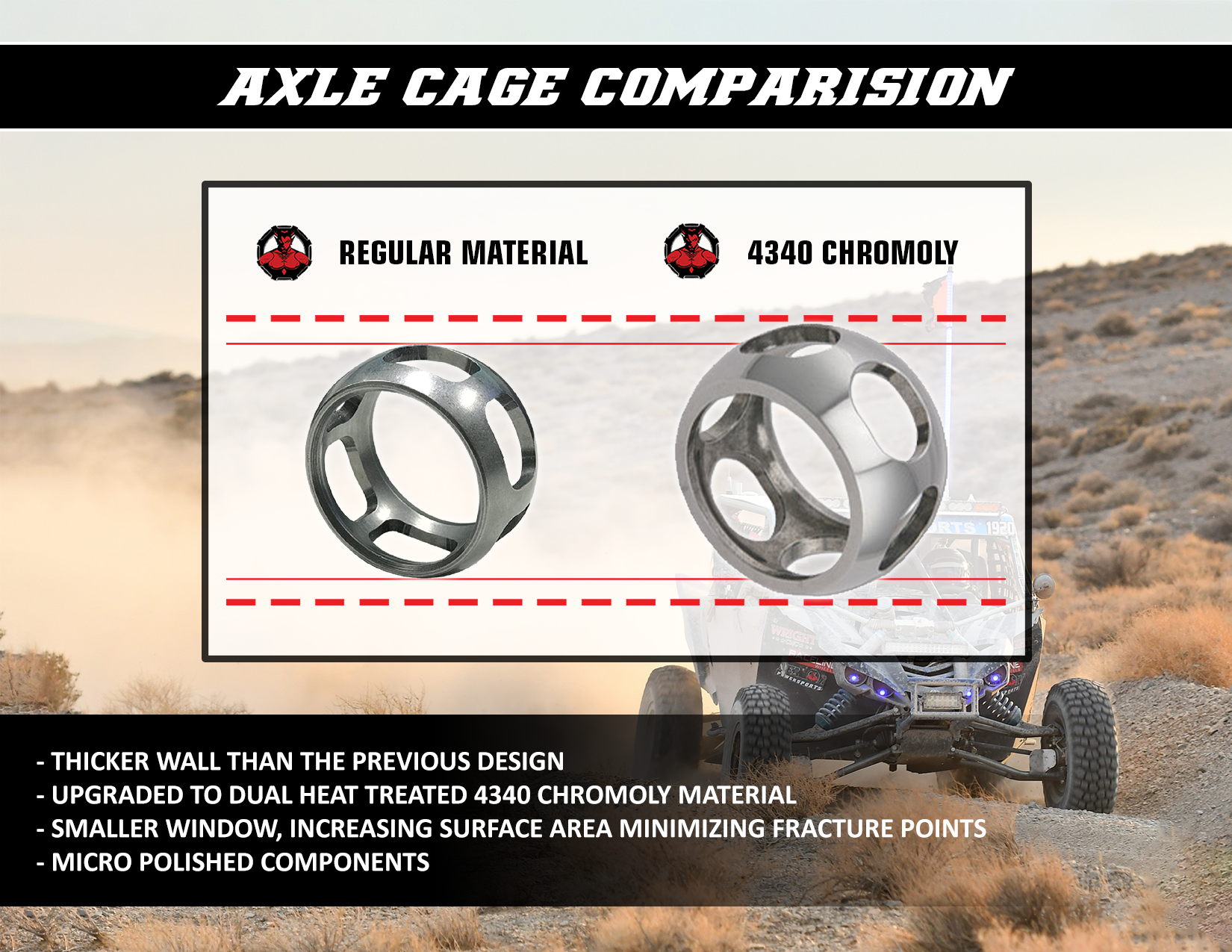 Demon Heavy-Duty X-Treme Axle Polaris