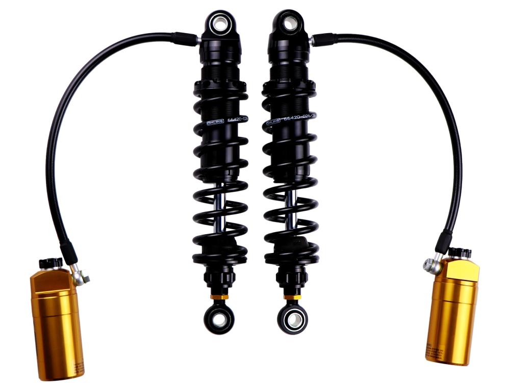 Ohlins S36HRCL Rear Reservoir Shocks For Harley Touring 2014-2025
