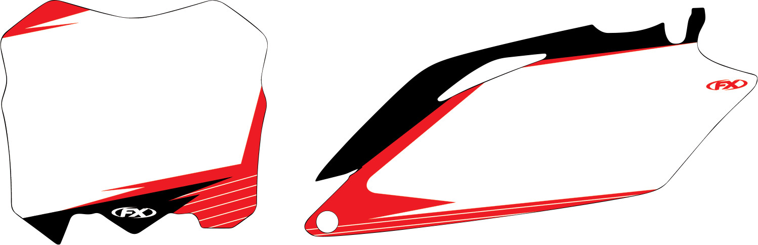 FACTORY EFFEX Pre-Cut Graphic Number Plate Kit