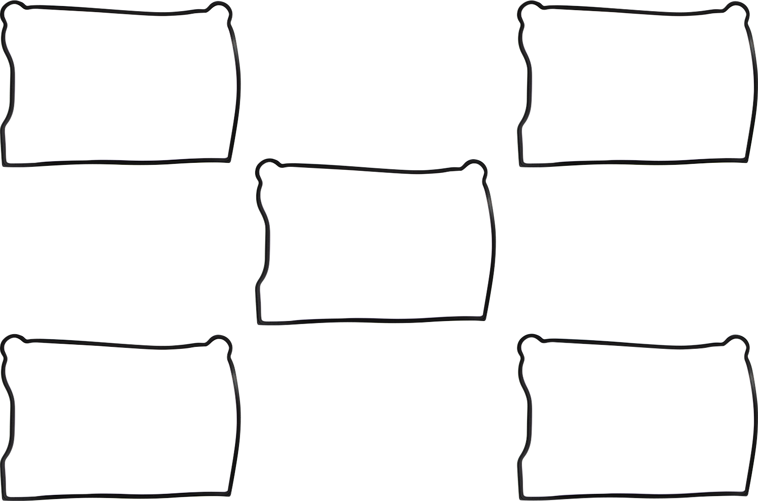 JAMES GASKET Replacement Rocker Box Cover Gaskets