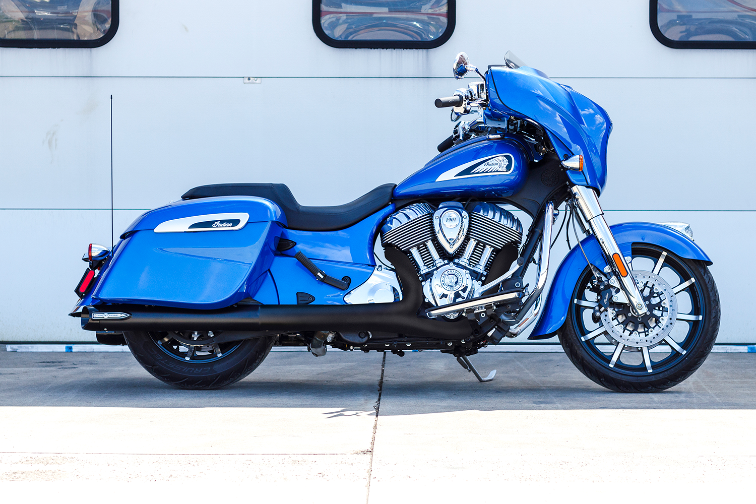 S&S Cycle Broadhead Slip-On Mufflers For Indian Touring 2014-2025