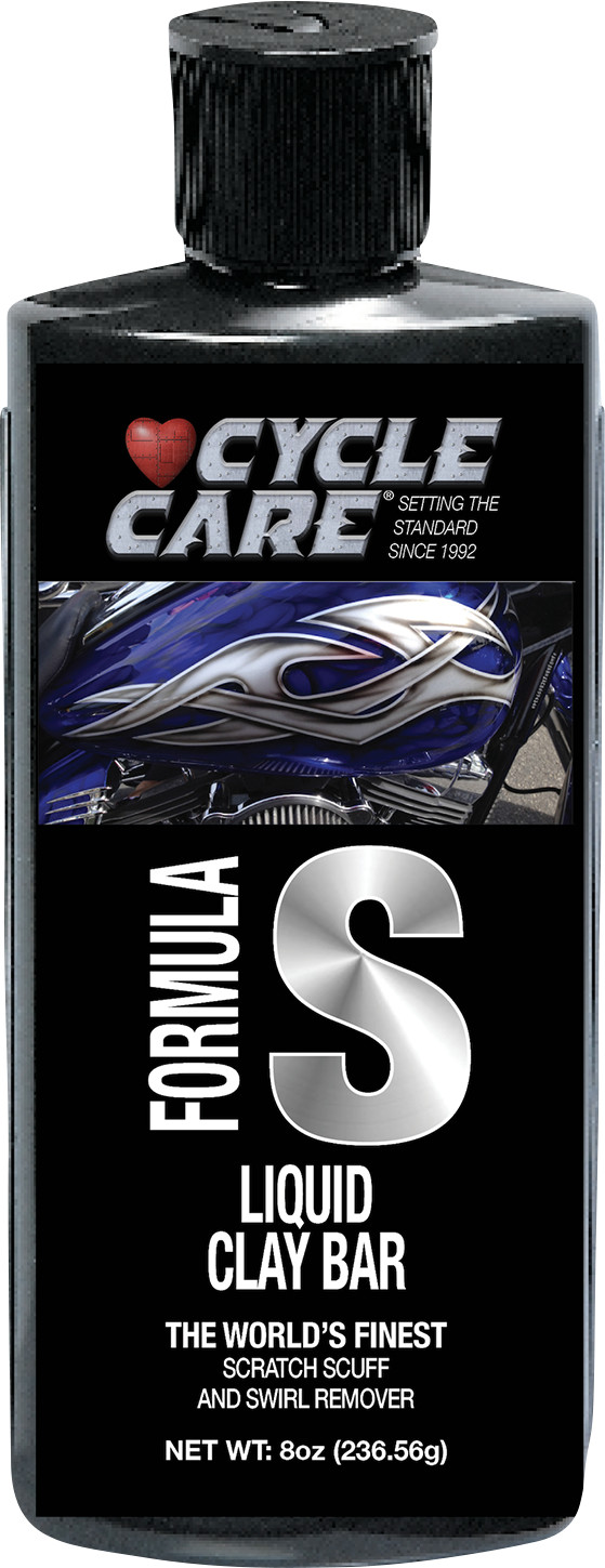 CYCLE CARE FORMULAS Formula S Liquid Clay Bar - Scratch, Scuff, and Swirl Remover