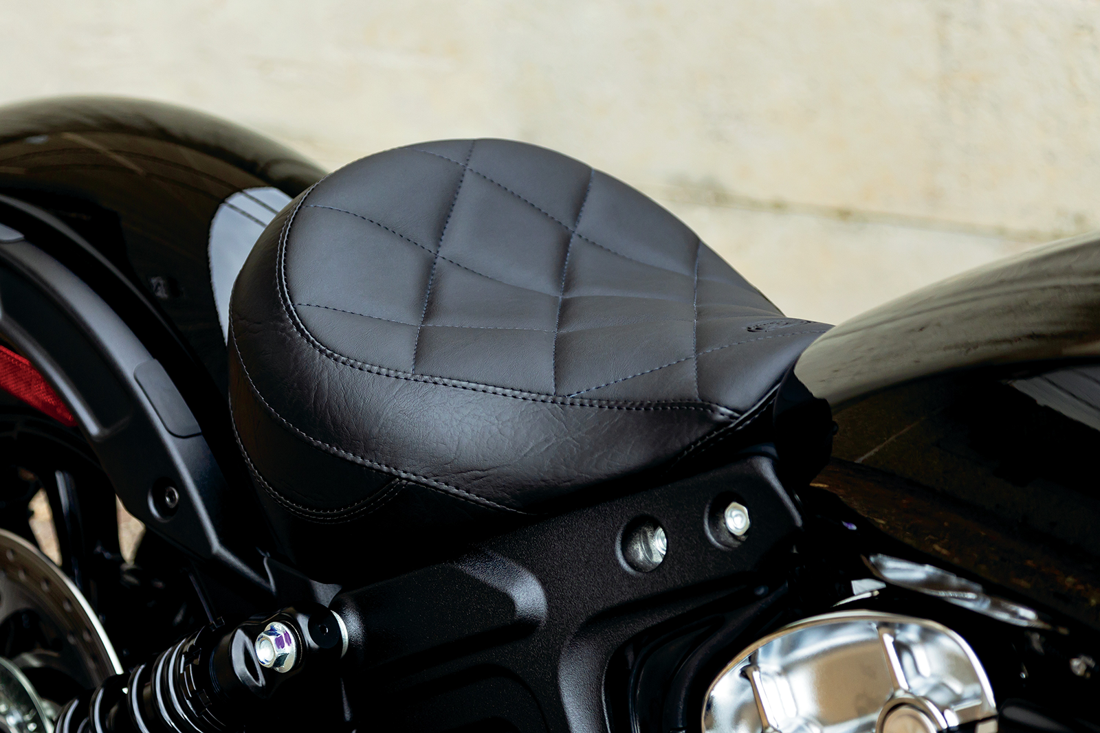 Mustang Touring Solo Seat For Indian Scout Bobber 2018-2024