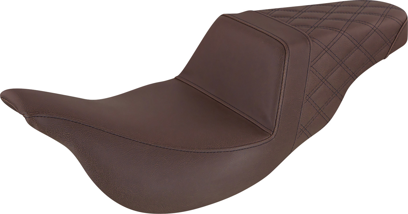 Saddlemen Step-Up LS Lattice Stitch Seat For Harley Touring 2008-2025