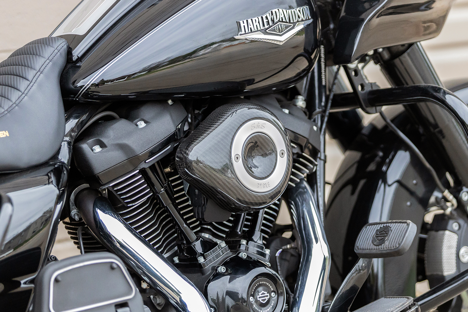 S&S Cycle Teardrop Stealth Air Cleaner Cover