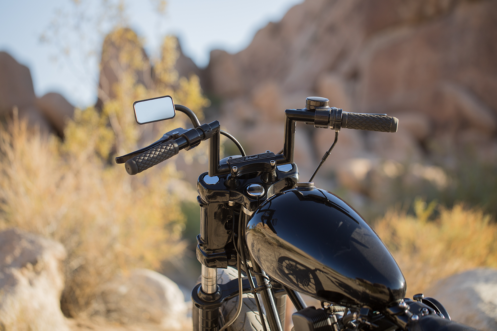 Biltwell Utility 1" Clamp-On Mirror