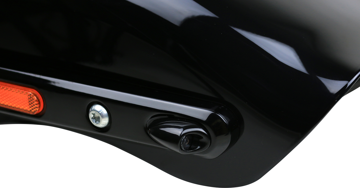 Kodlin usa 3-1 Mini Fender Strut Indicator Lights - Black Harley Davidson