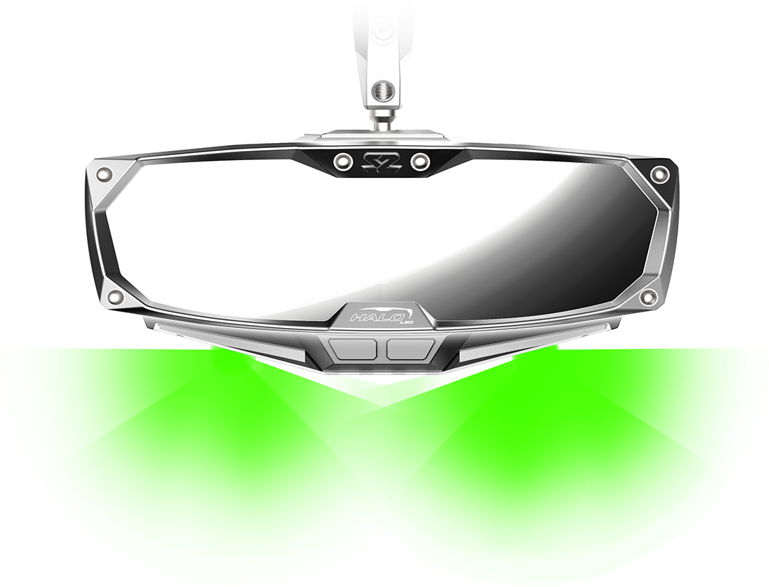 SEIZMIK Halo-RA LED Rearview Mirror with Map and RGB Lighting