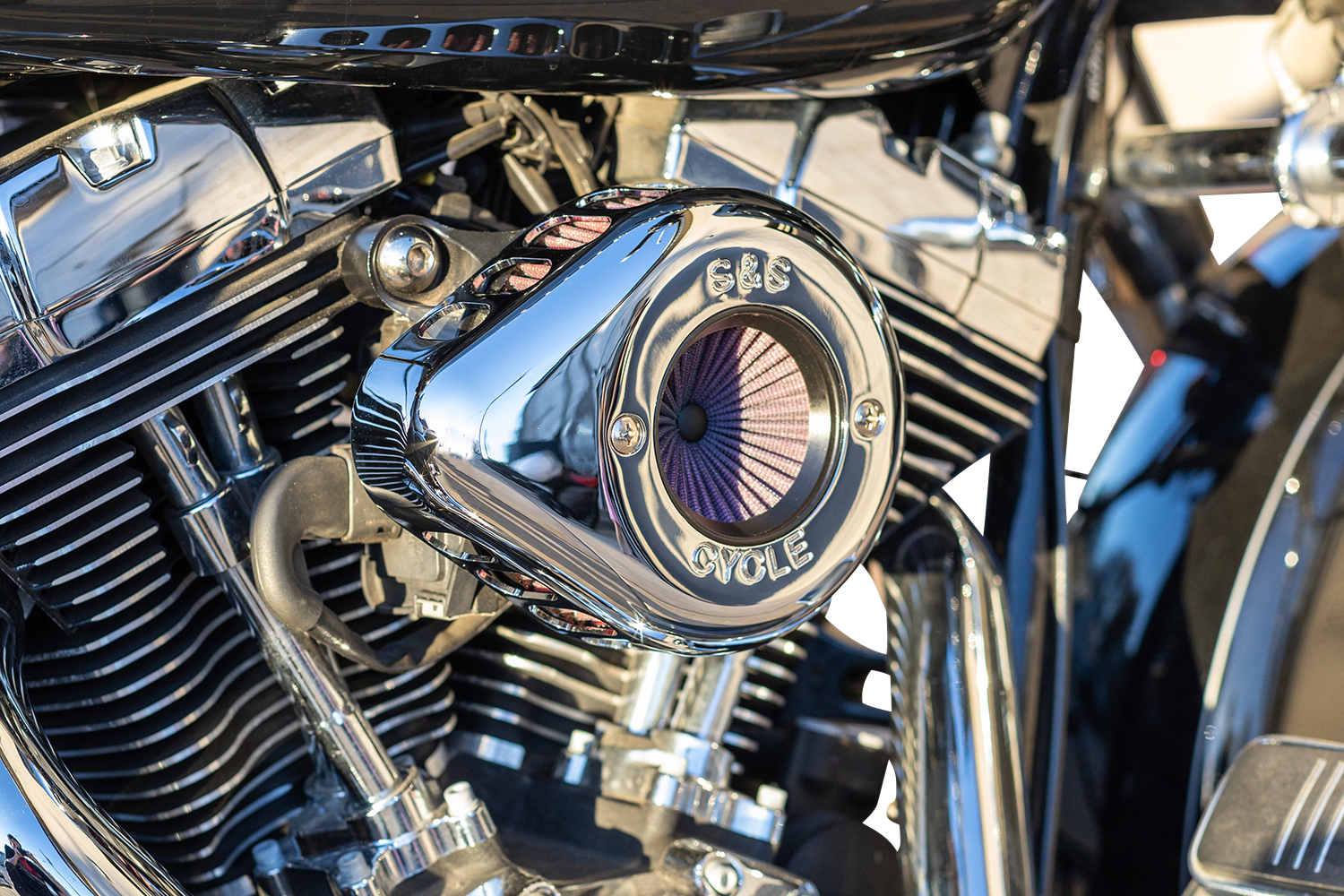 S&S CYCLE Air Stinger Stealth Air Cleaner Kit