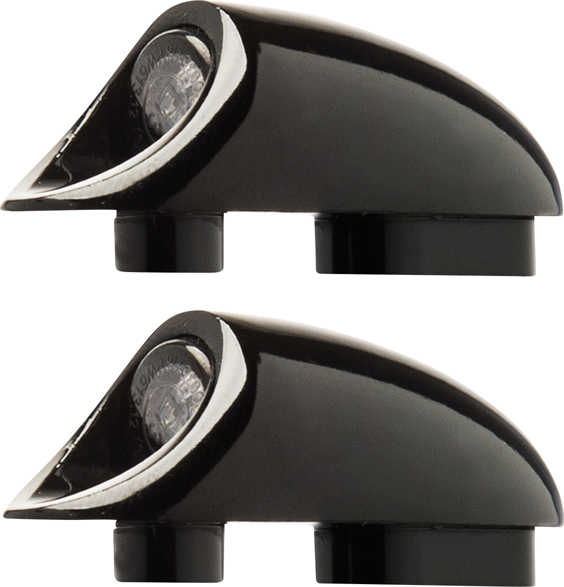 Kodlin usa 3-1 Mini Fender Strut Indicator Lights - Black Harley Davidson
