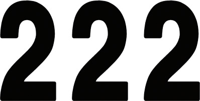 Factory effex Pro Number 2 - Black - 8"