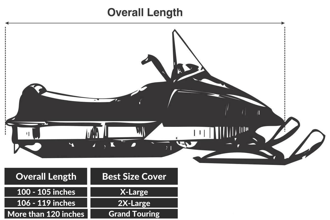 GEARS CANADA Trailerable Touring Snowmobile Cover