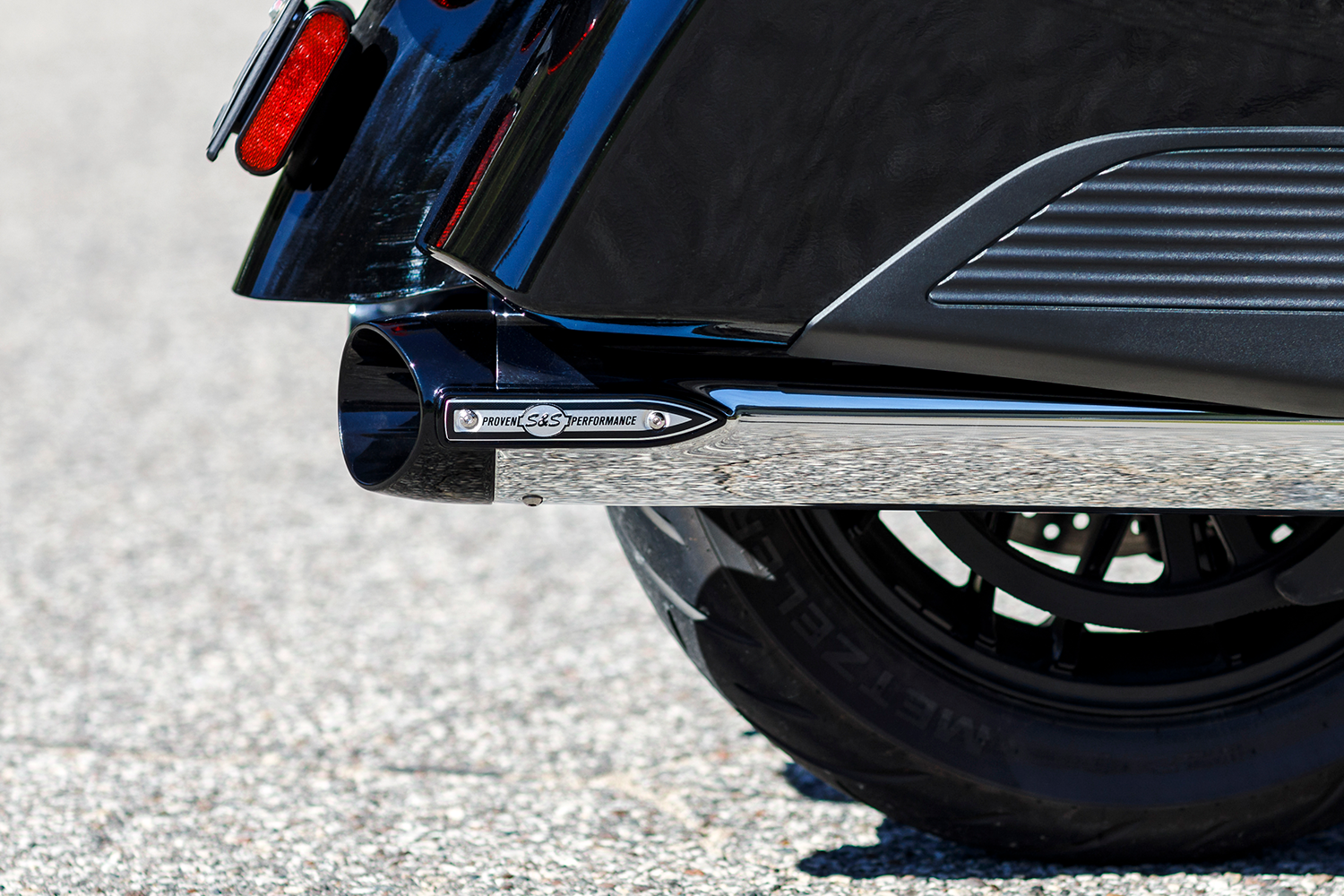 S&S Cycle Broadhead Slip-On Mufflers For Indian Touring 2014-2025