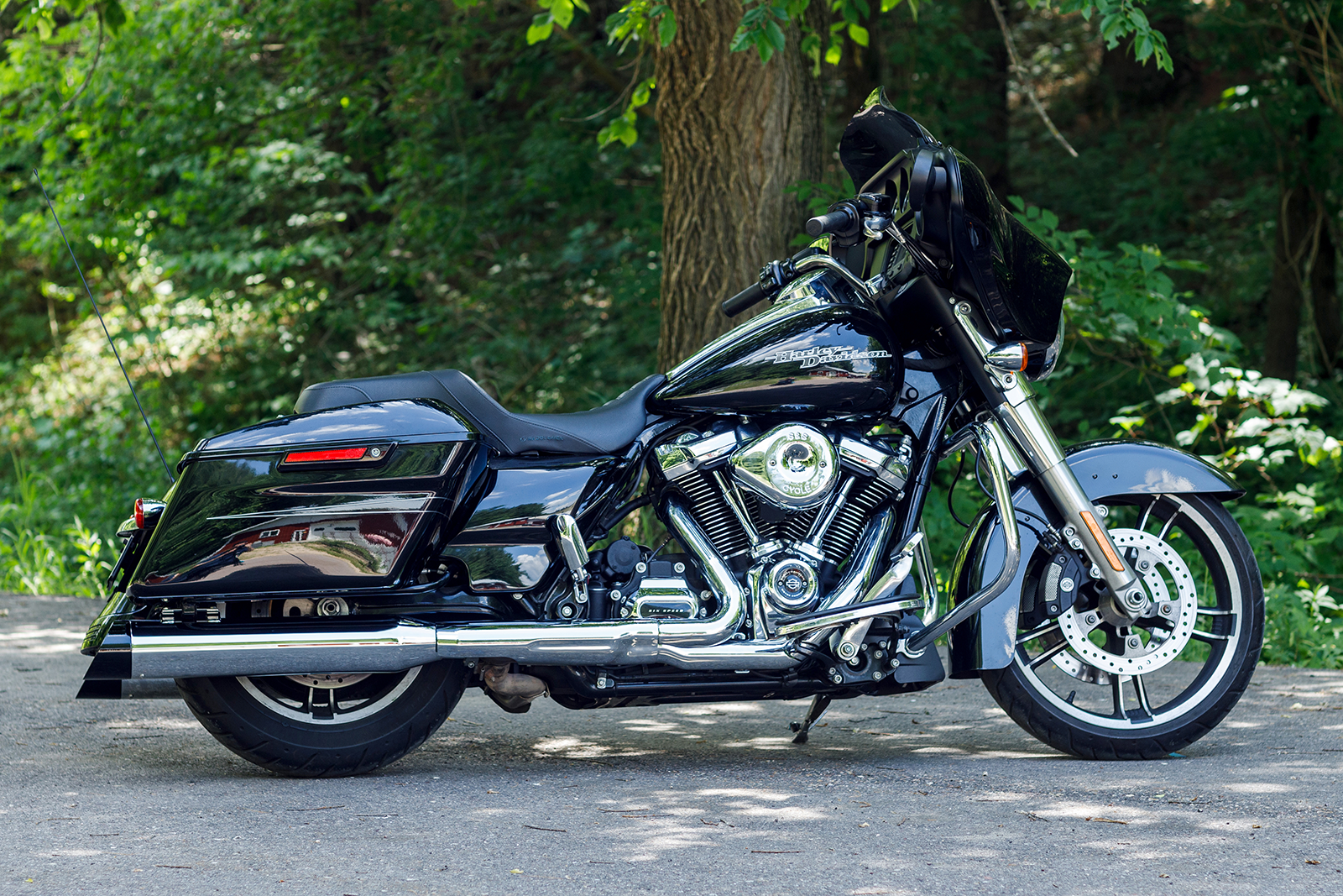 S&S Cycle MK45 4.5" Cutlass Slip-On Mufflers For Harley Touring 2017-2025