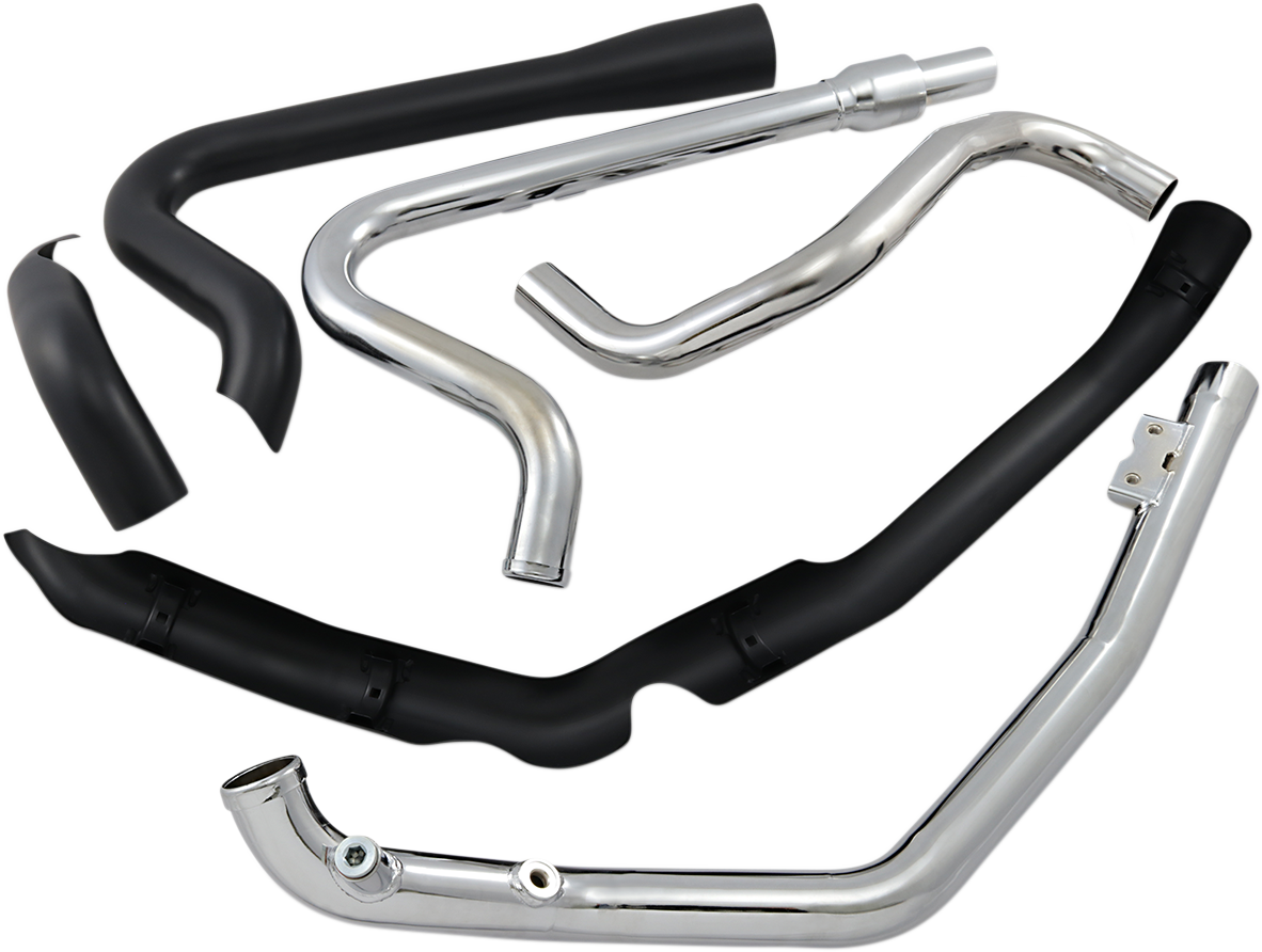 COBRA TRUE DUAL HEADPIPES BLACK FLH/FLT 17-22